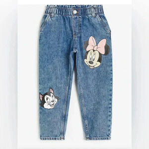 H&M RELAXED FIT PAPER BAG JEANS (Size 10 Girl)